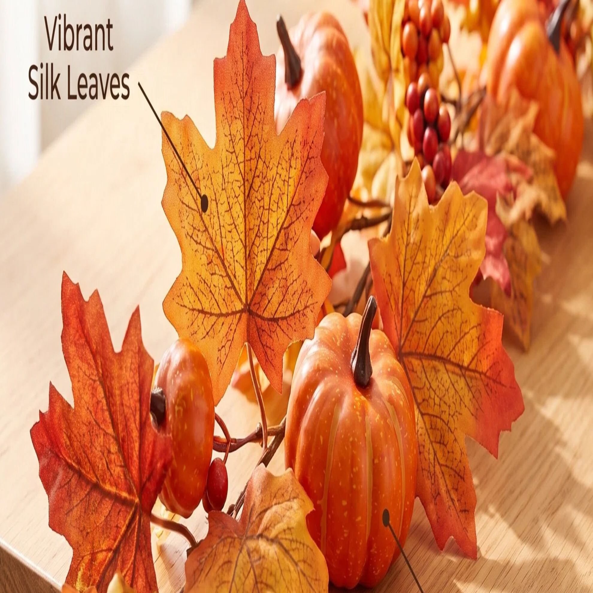 Luxury Fall Leaf Garland – Bring Warm Autumn Charm Into Your Home 🍂