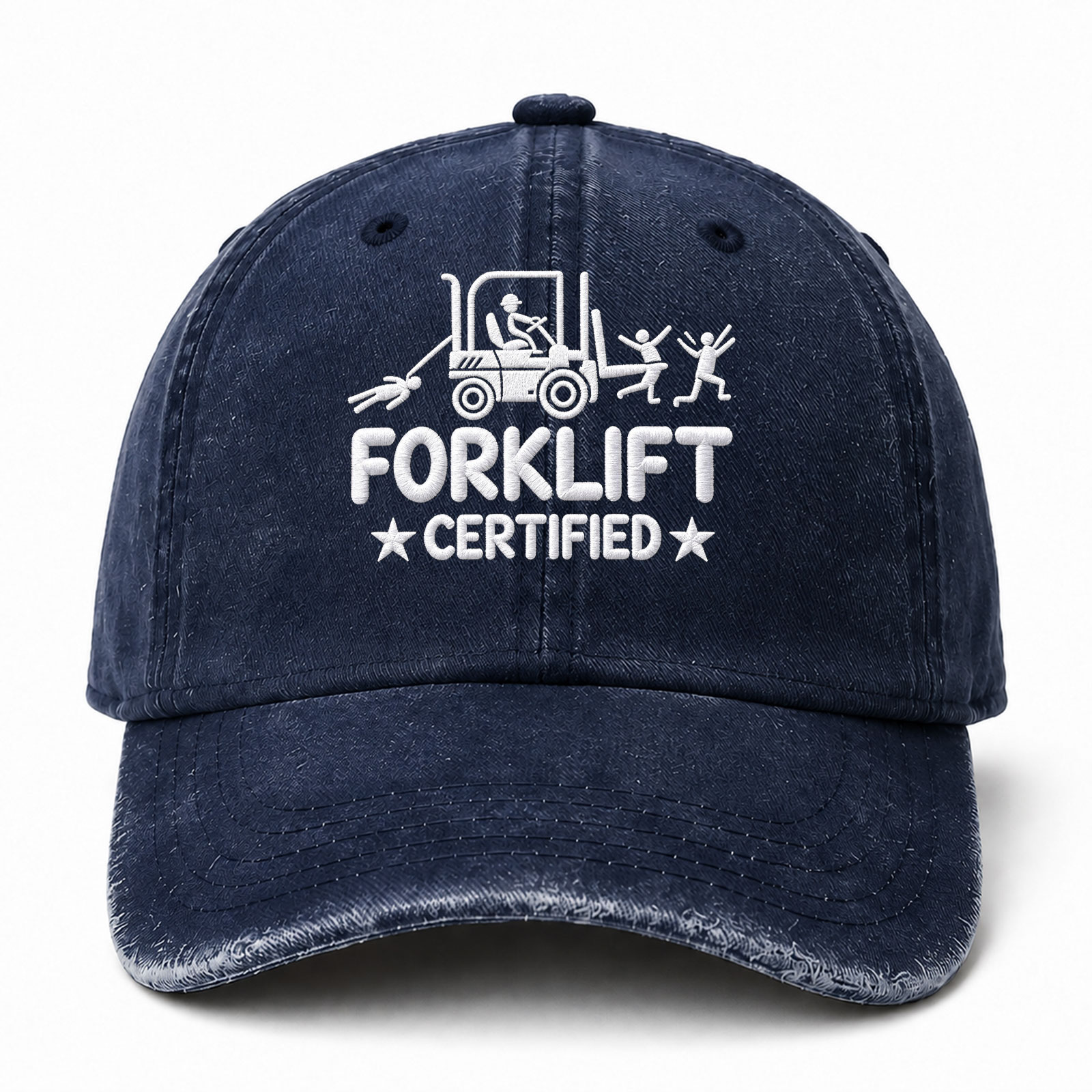Forklift Certified Sarcastic Saying Embroidered hat