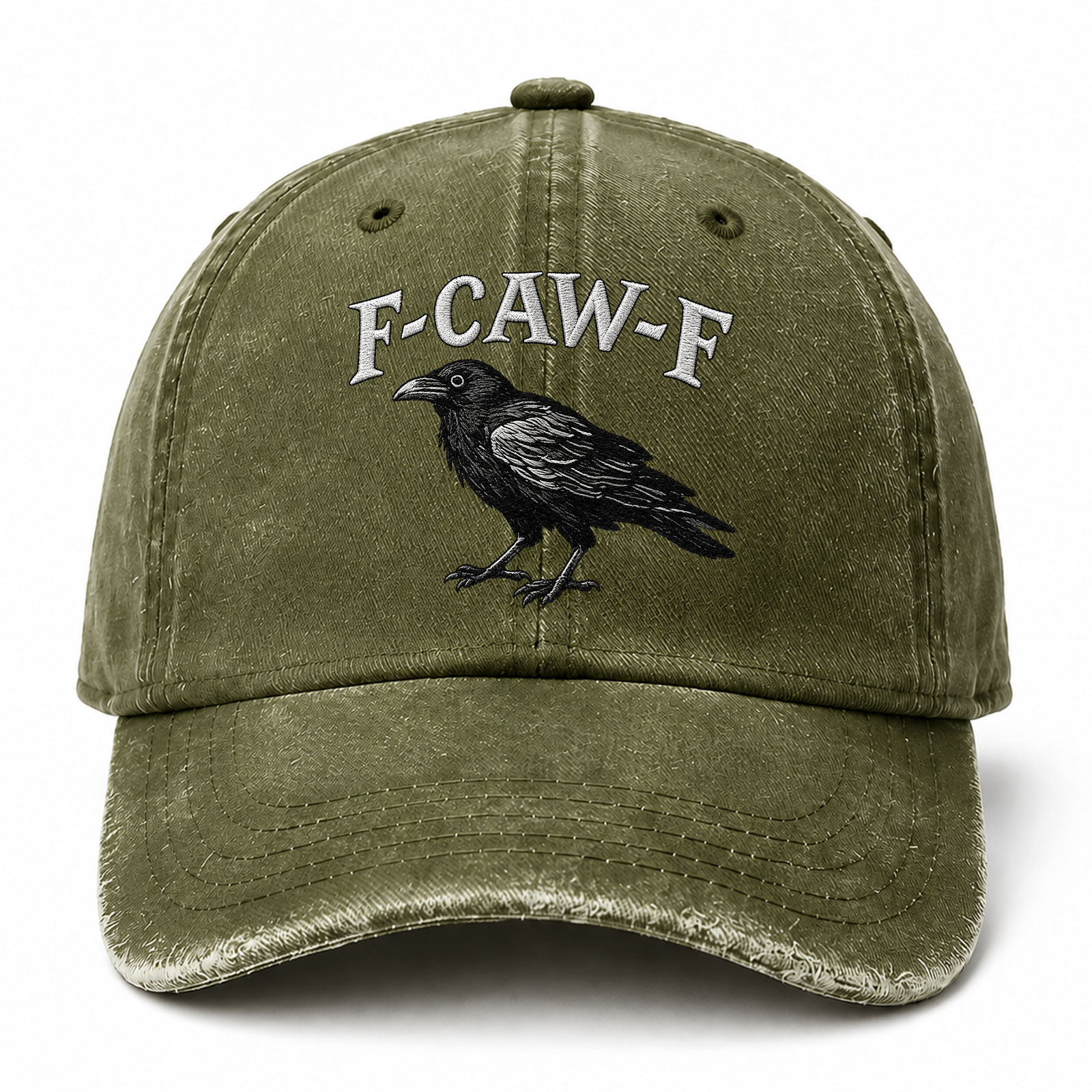 F CAW F Embroidery Sarcastic Saying Embroidered hat