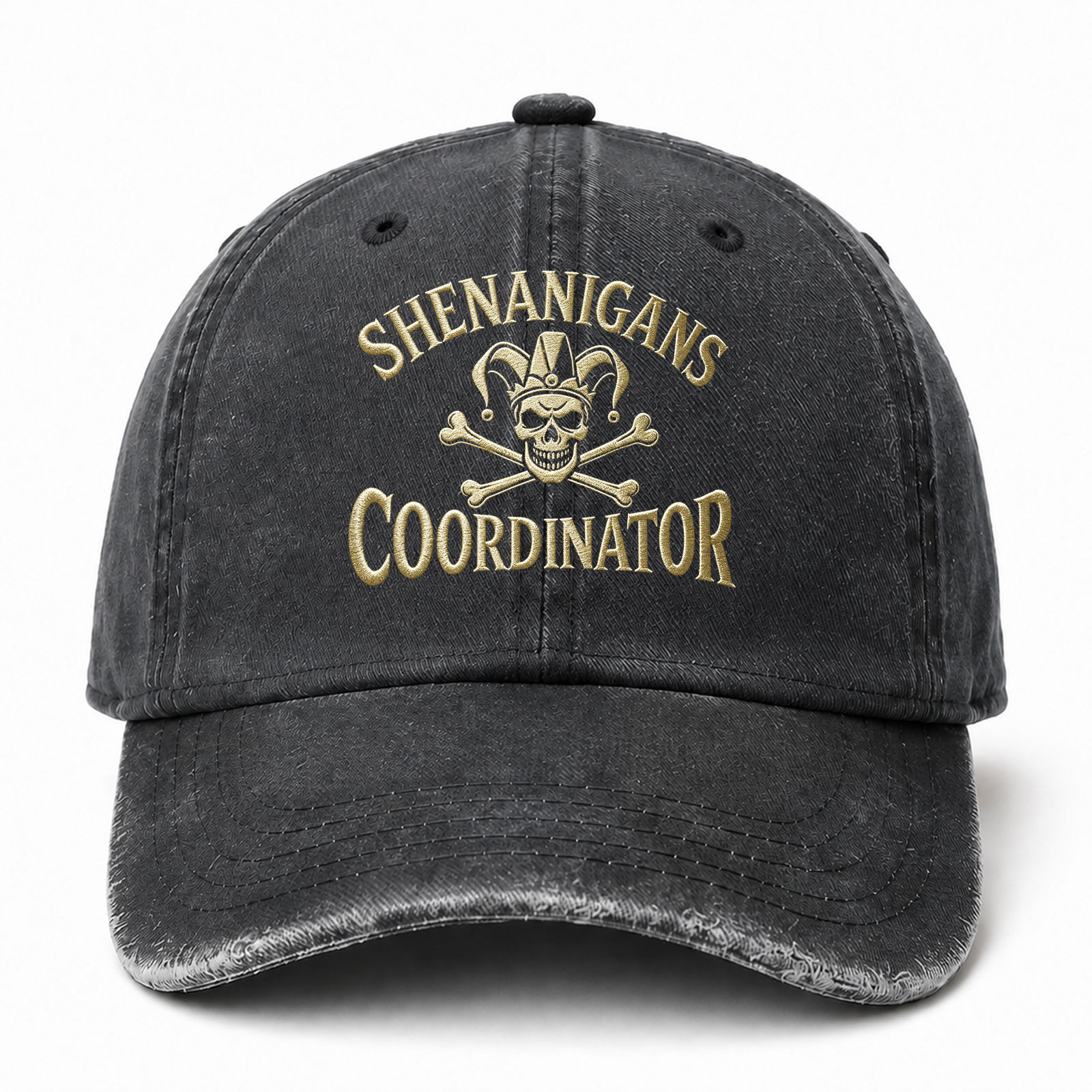 Captain Of The Shit Show Sarcastic Saying Embroidered hat