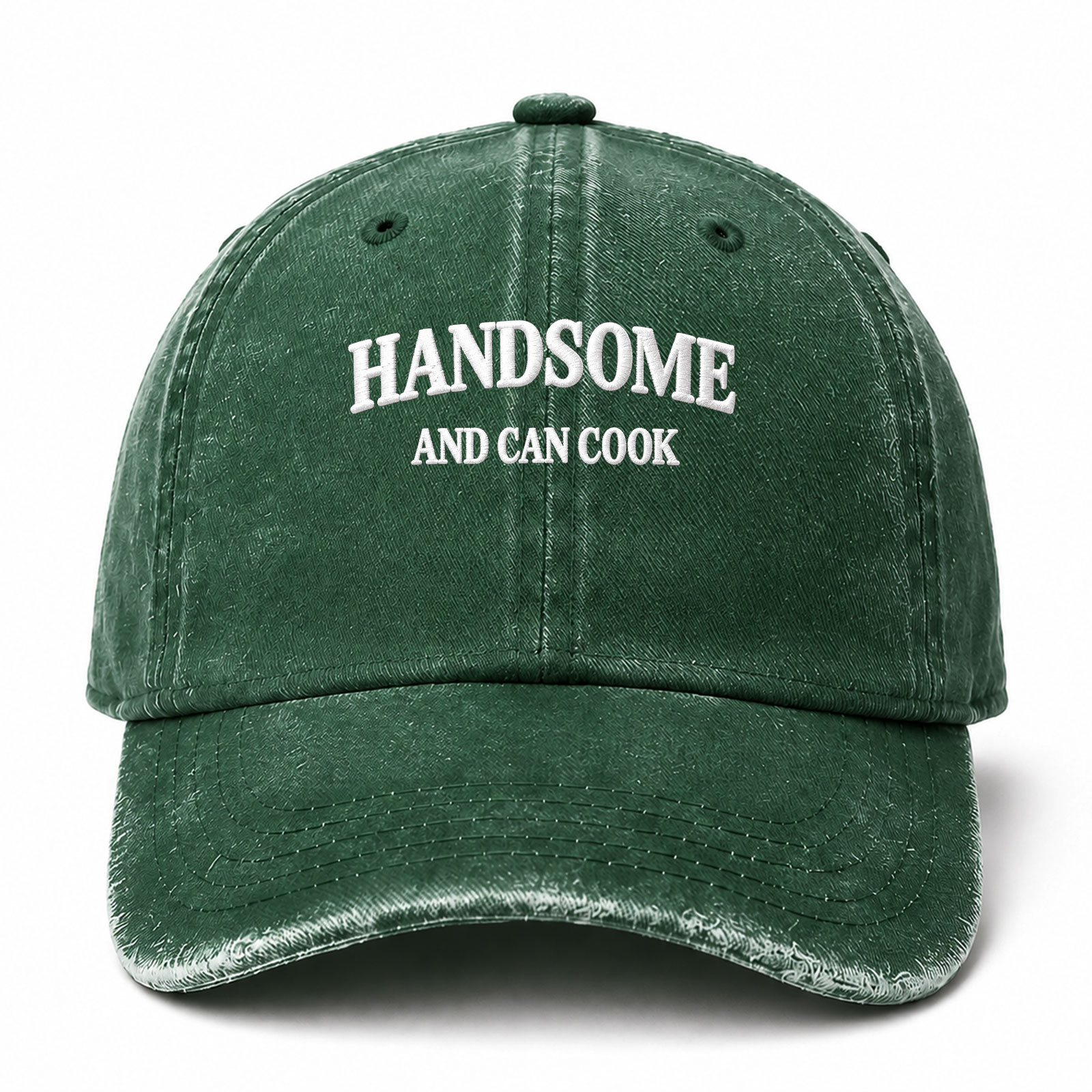 Handsome And Can Cook Sarcastic Saying Embroidered hat