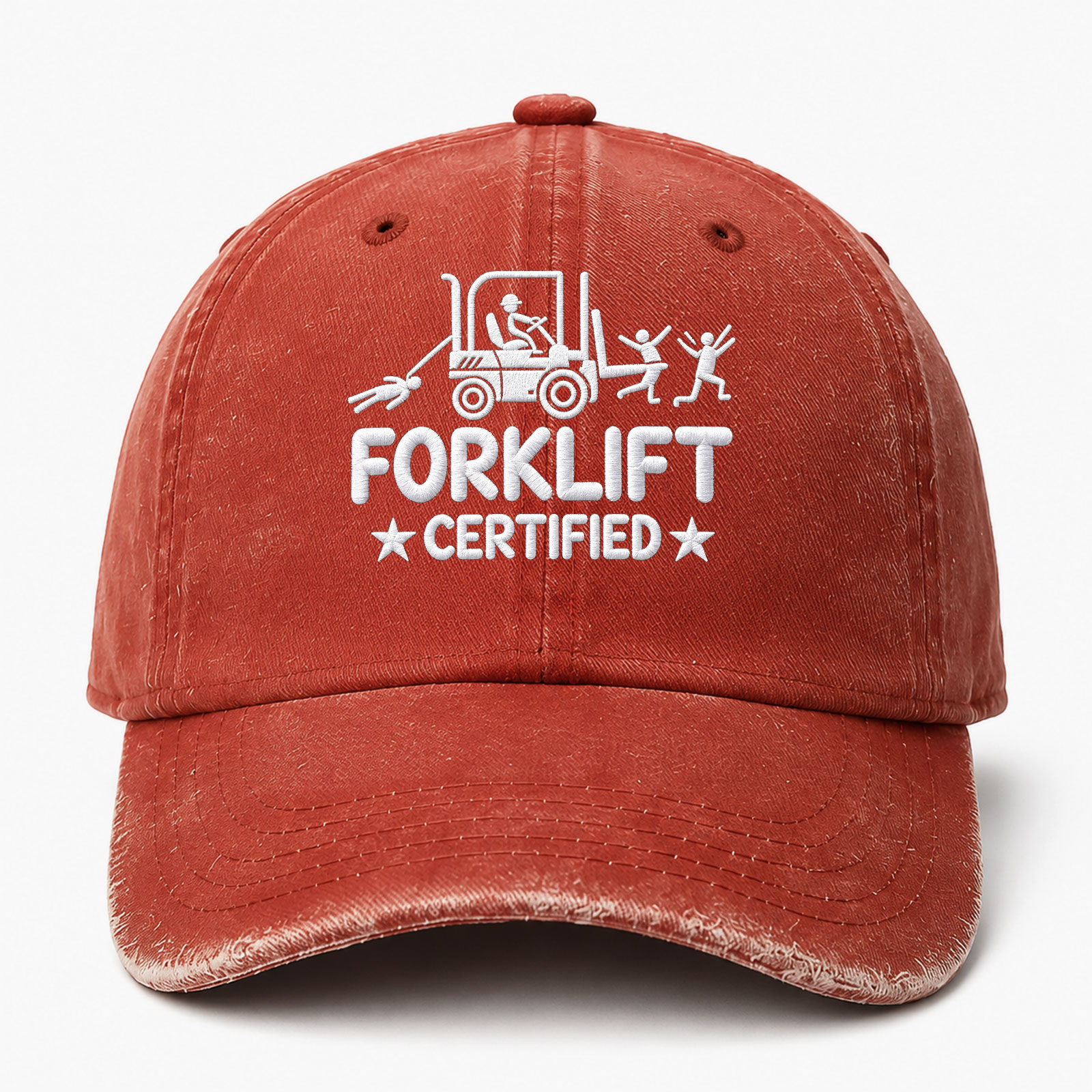 Forklift Certified Sarcastic Saying Embroidered hat