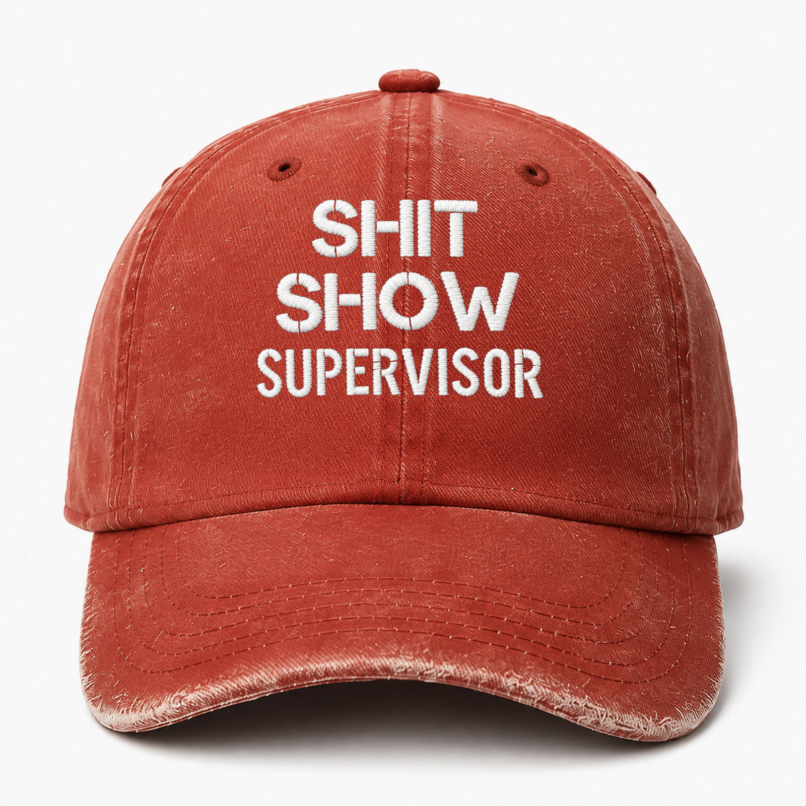Shit Show Supervisor Funny Embroidered hat