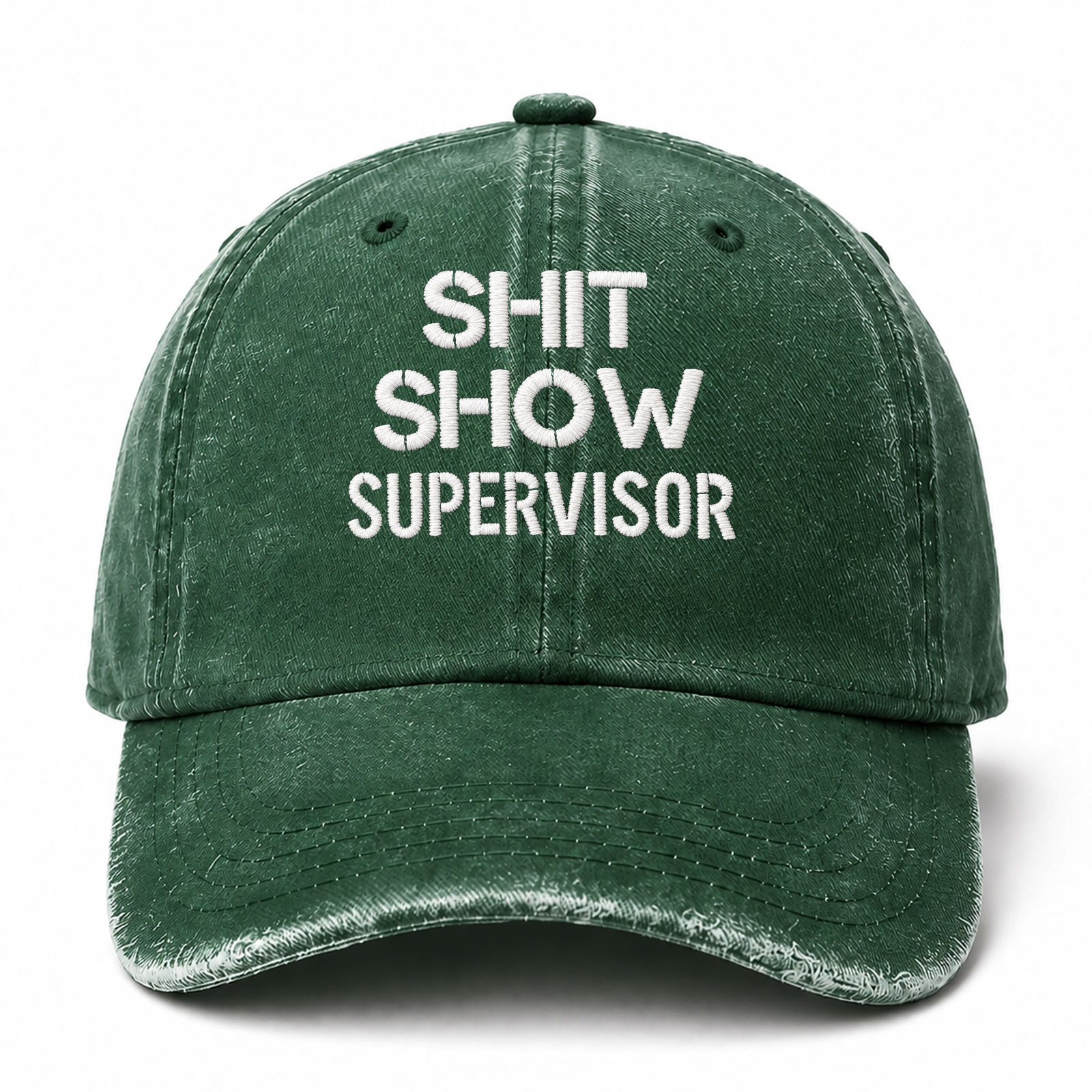 Shit Show Supervisor Funny Embroidered hat
