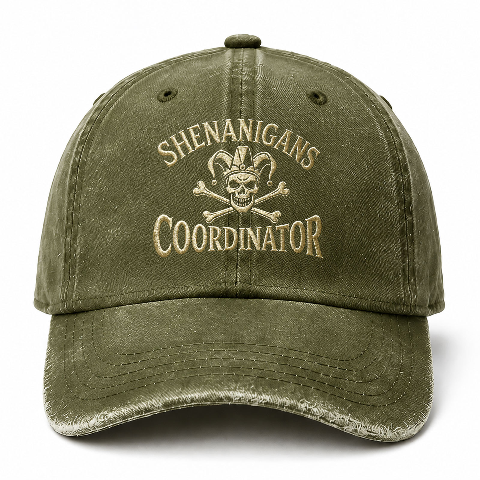 Captain Of The Shit Show Sarcastic Saying Embroidered hat