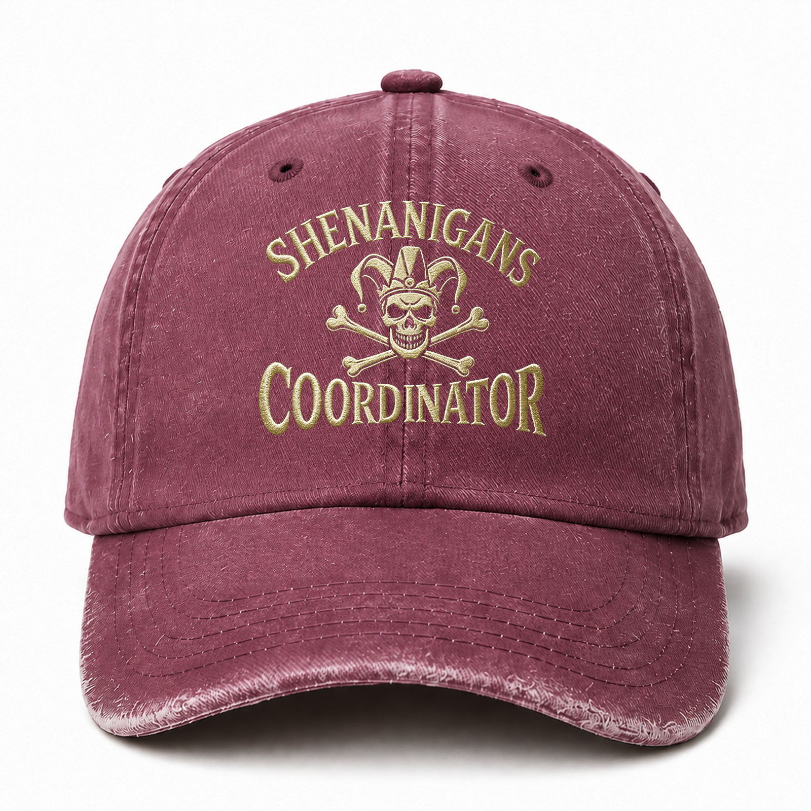 Captain Of The Shit Show Sarcastic Saying Embroidered hat