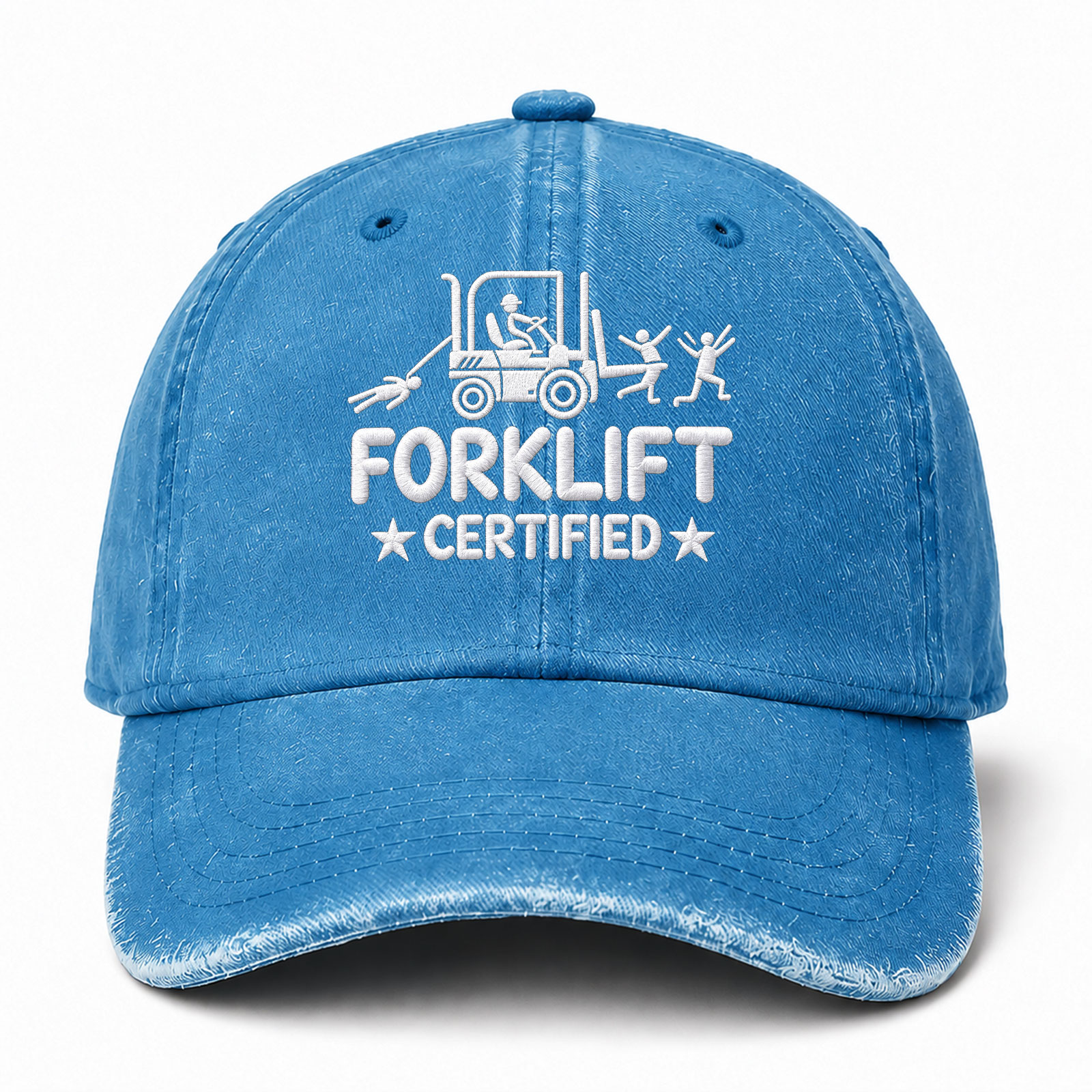 Forklift Certified Sarcastic Saying Embroidered hat