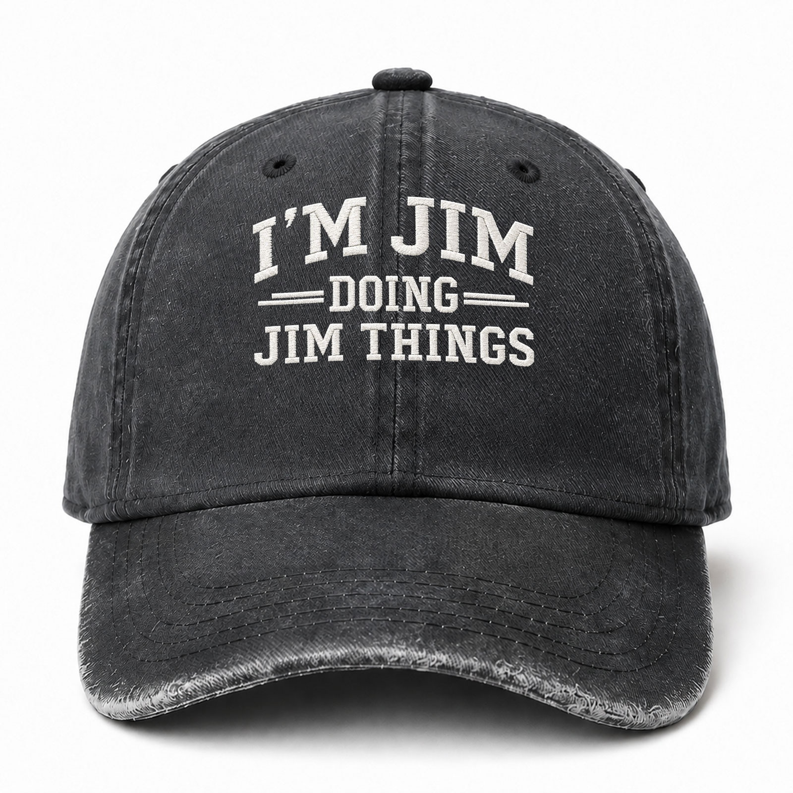 I'm Jim Doing Jim Things Sarcastic Saying Embroidered hat