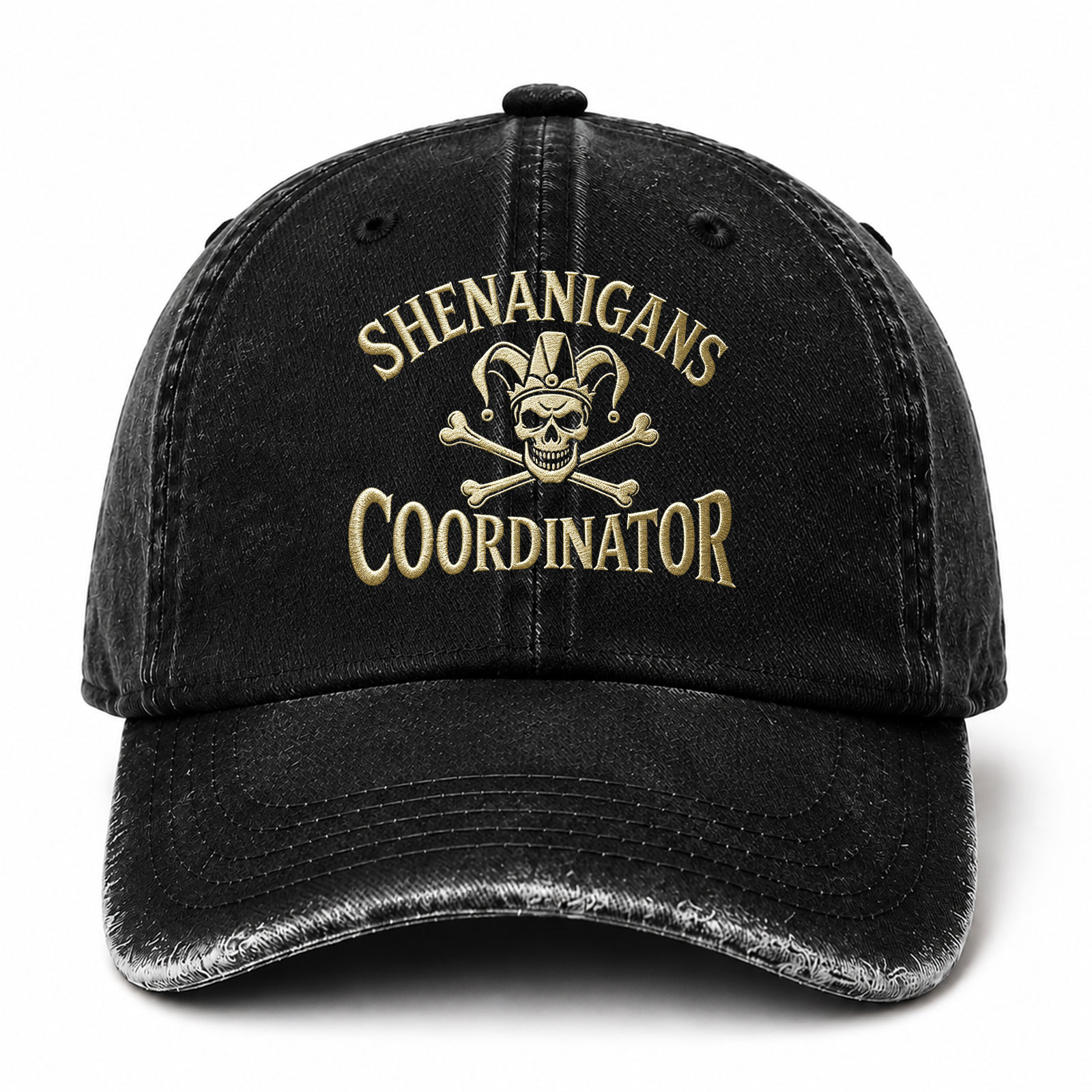 Captain Of The Shit Show Sarcastic Saying Embroidered hat