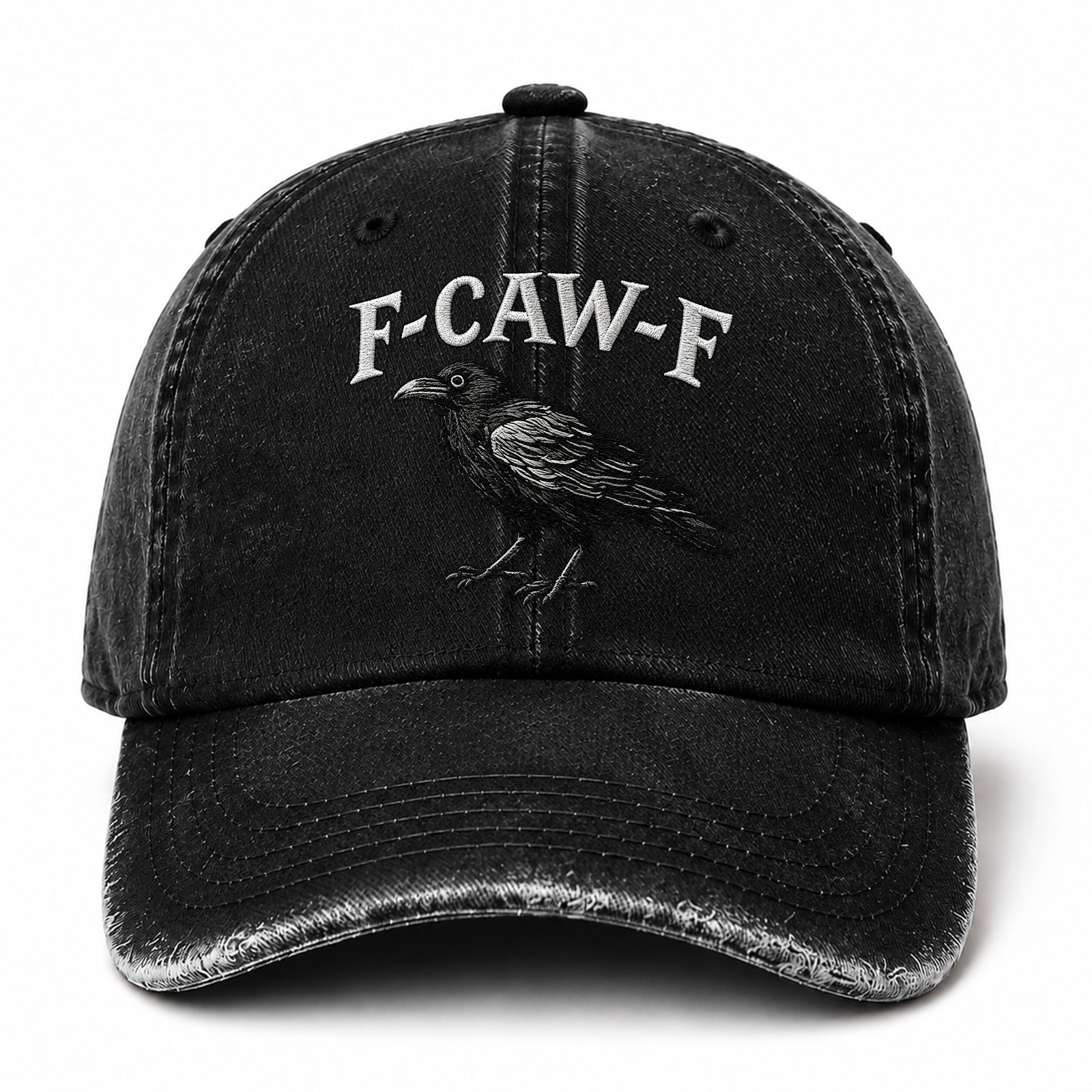 F CAW F Embroidery Sarcastic Saying Embroidered hat
