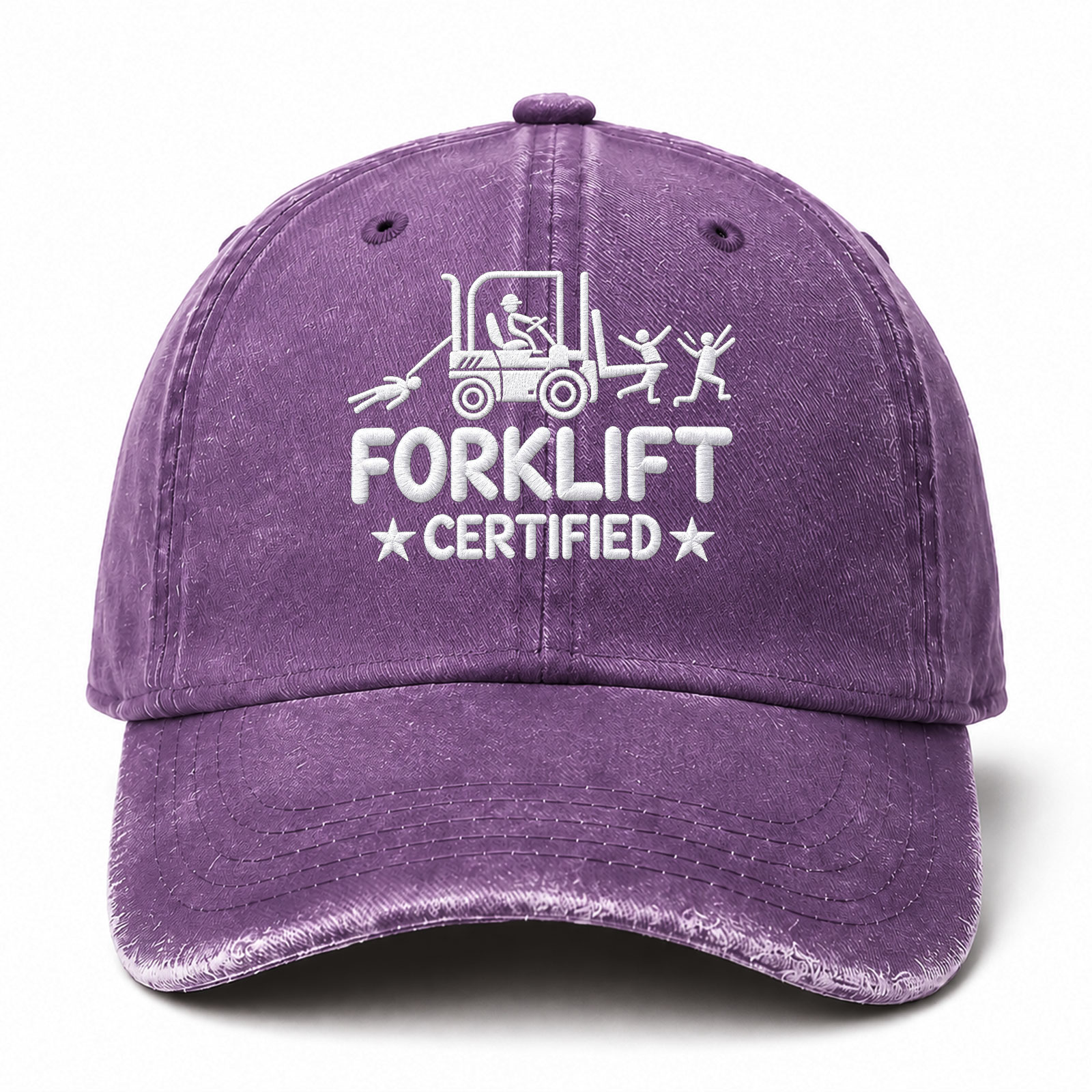 Forklift Certified Sarcastic Saying Embroidered hat
