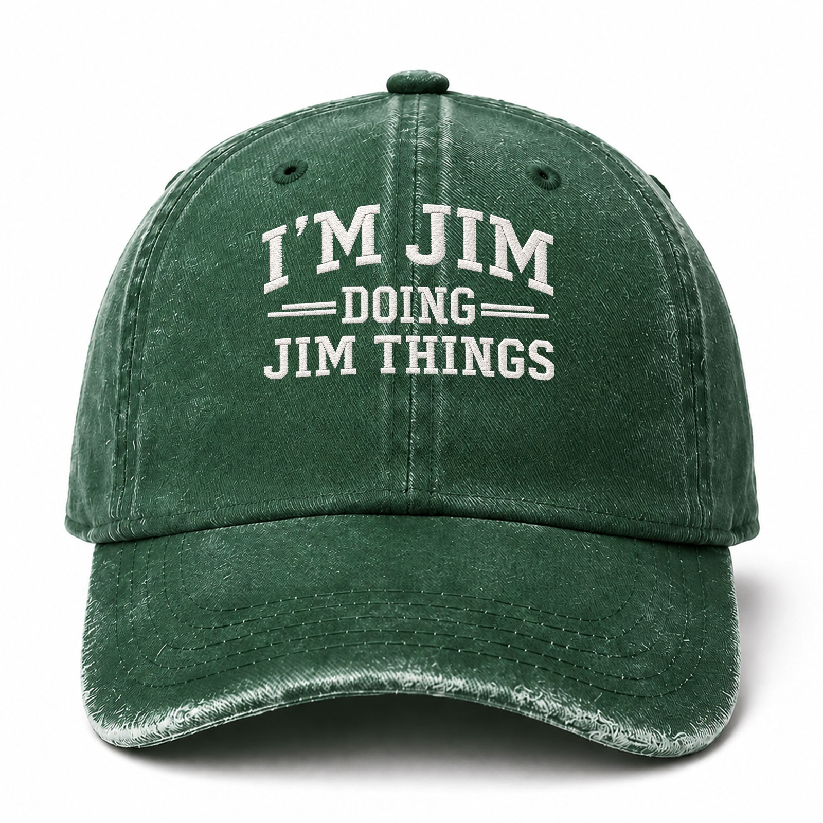 I'm Jim Doing Jim Things Sarcastic Saying Embroidered hat