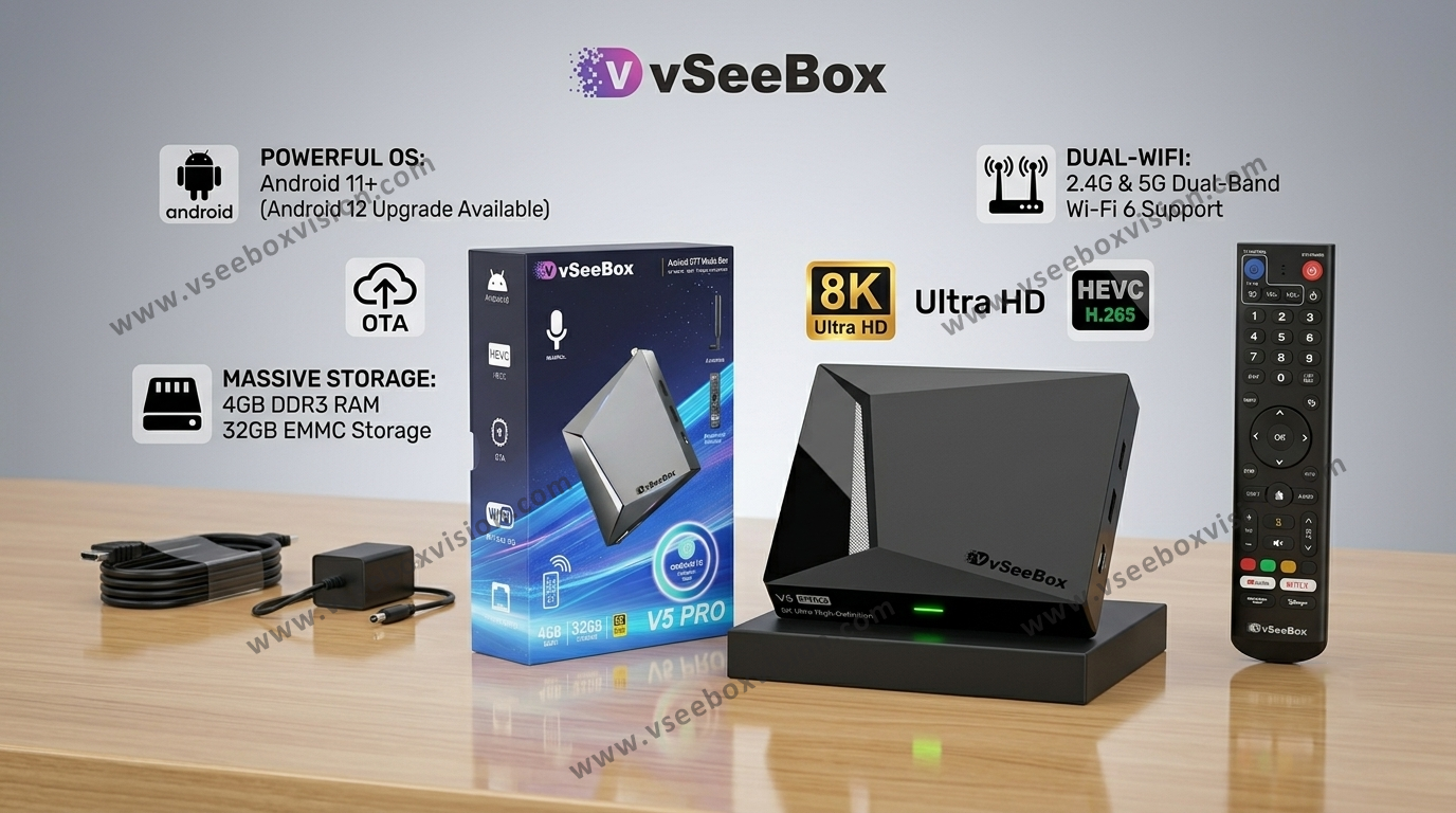 vSeeBox V5 Pro: The Ultimate Cord-Cutting Solution