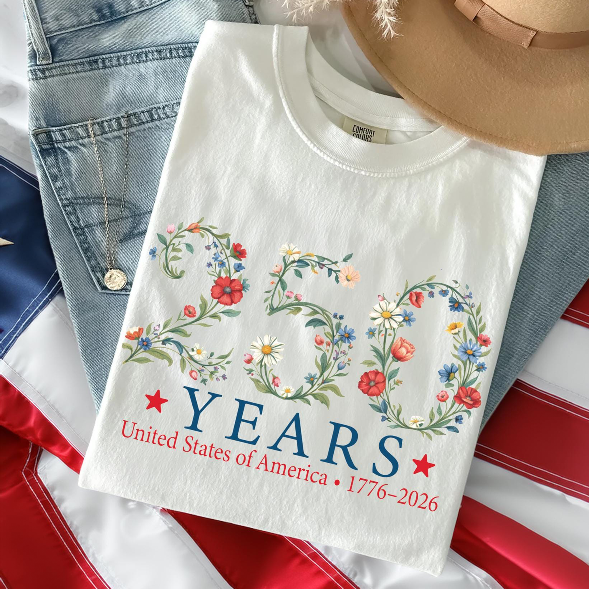 America 250 Anniversary Graphic T-Shirt