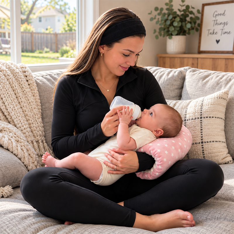 60% OFF 🍼 Portable Nursing Arm Pillow – Soft Support for Every Feed ☁️