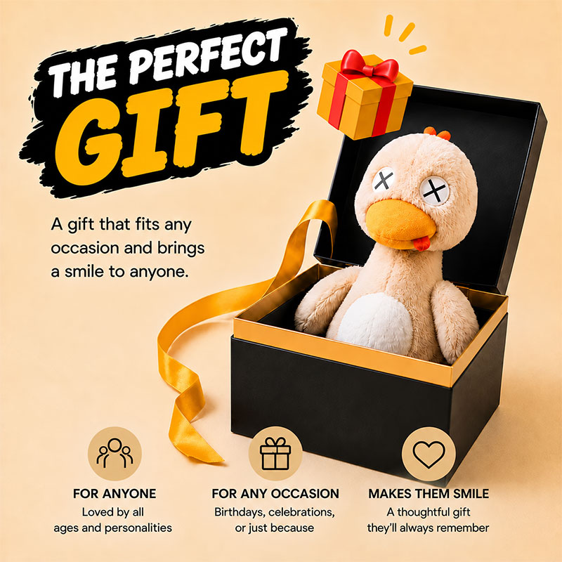 🐥 Today Only - 50% Off | Magnetic Duck Plush with Toy Cleaver – Snap & Play! ✨