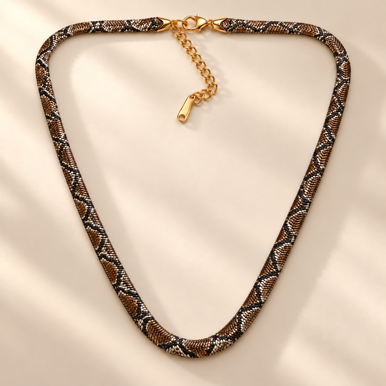 🐍 Final Day – 60% OFF Serpent Statement Necklace | Bold & Elegant ✨