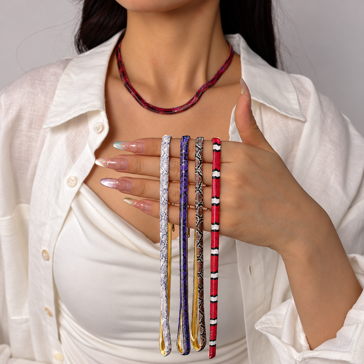 🐍 Final Day – 60% OFF Serpent Statement Necklace | Bold & Elegant ✨