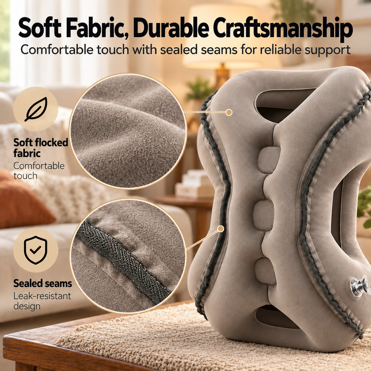 😴 Limited-Time 60% OFF | Inflatable Travel Pillow – Fold, Pack & Rest Anywhere ✈️