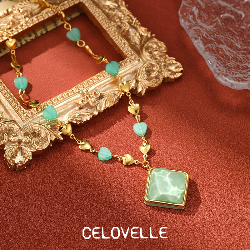 Estelle Lustre Heart Pendant Necklace product image 3