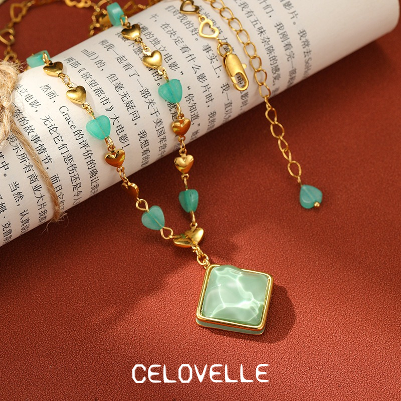 Estelle Lustre Heart Pendant Necklace product image 4
