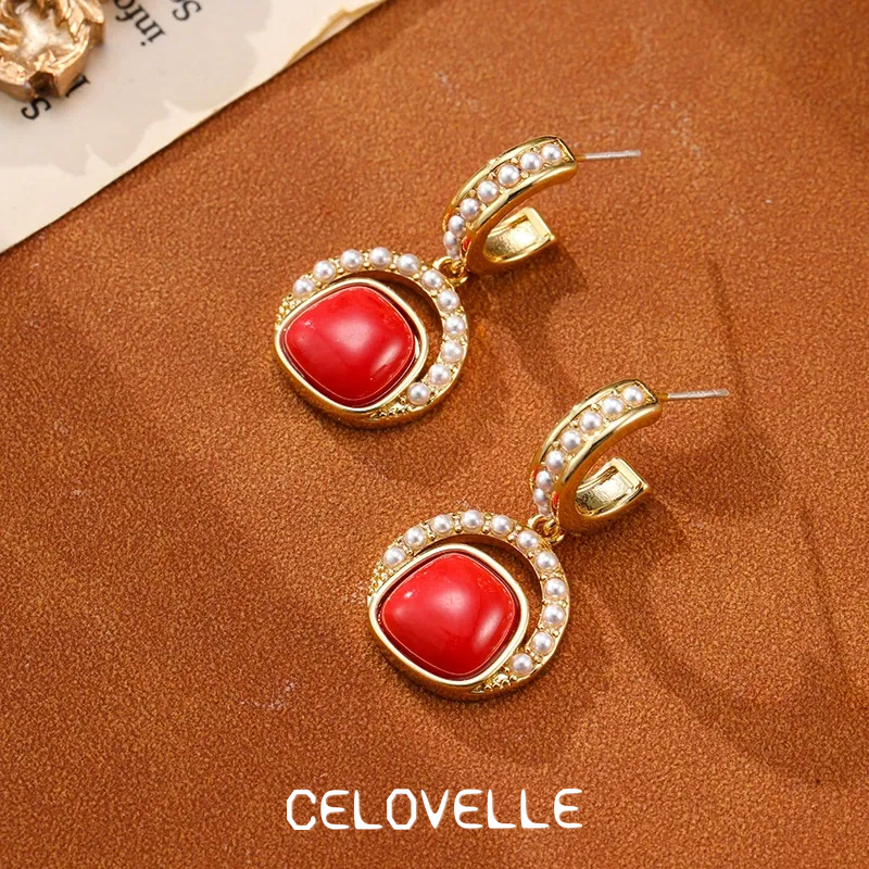 Celeste Nocturne Pearl Drop Earrings product image 1