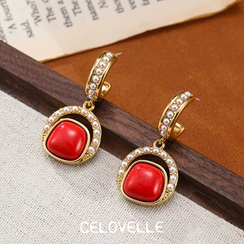 Celeste Nocturne Pearl Drop Earrings product image 3