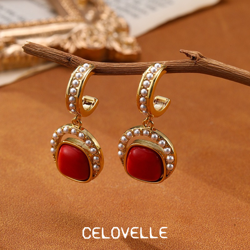 Celeste Nocturne Pearl Drop Earrings product image 5
