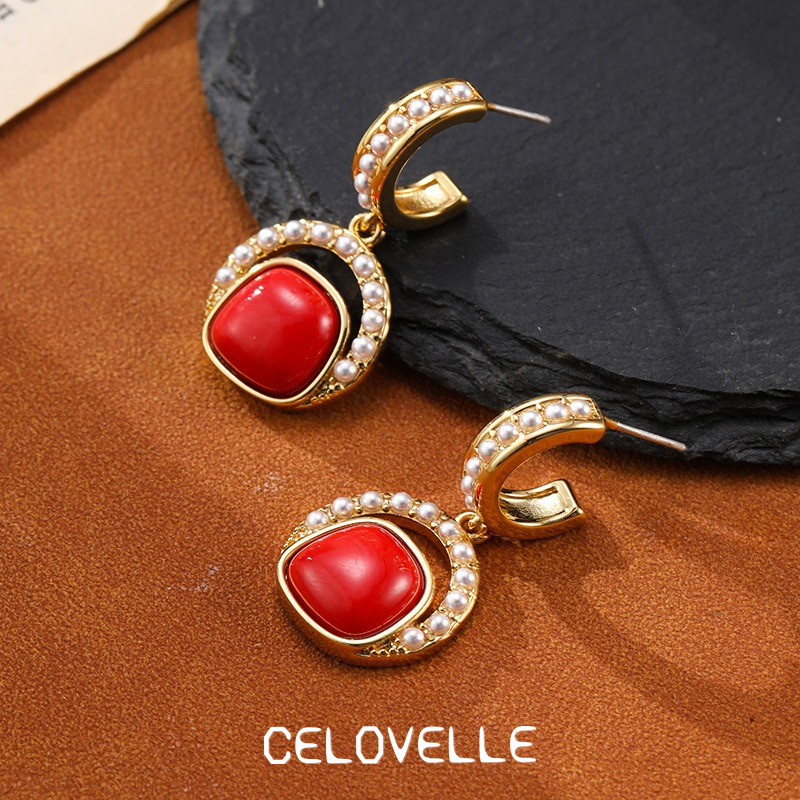 Celeste Nocturne Pearl Drop Earrings product image 6