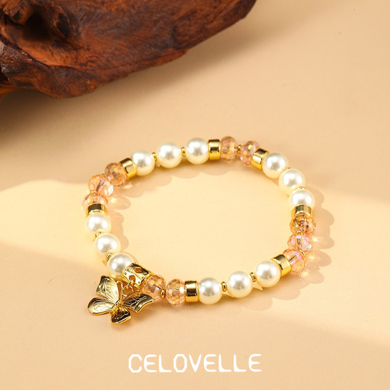 Marielle Lustre Pearl Butterfly Beaded Bracelet product image 6