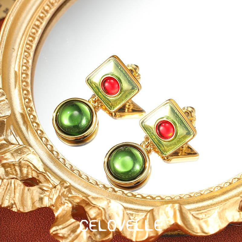 Marielle Muse Geometric Enamel Stud Earrings product image 4