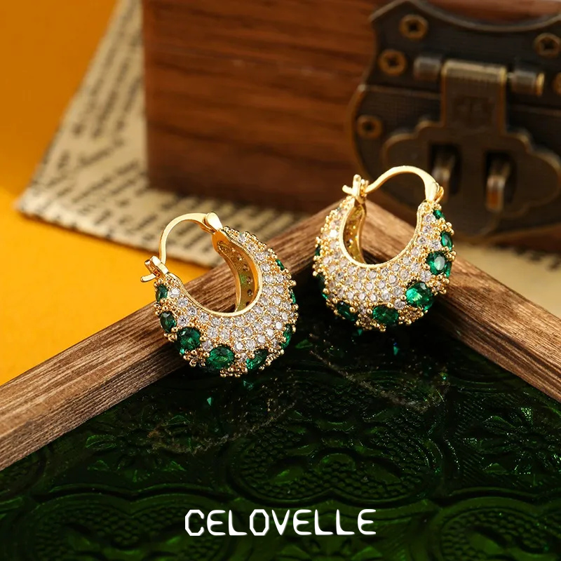 Amara Nocturne Crystal Hoop Earrings product image 1