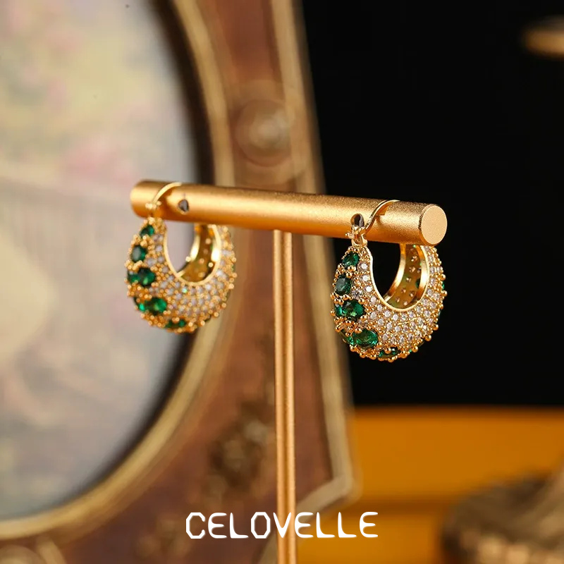 Amara Nocturne Crystal Hoop Earrings product image 2