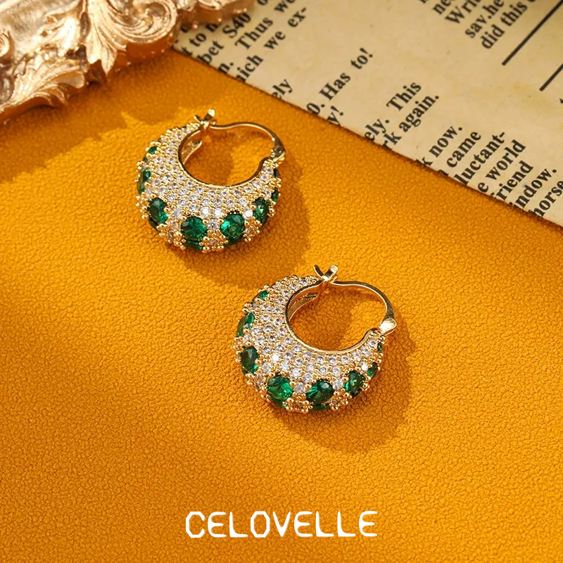 Amara Nocturne Crystal Hoop Earrings product image 5