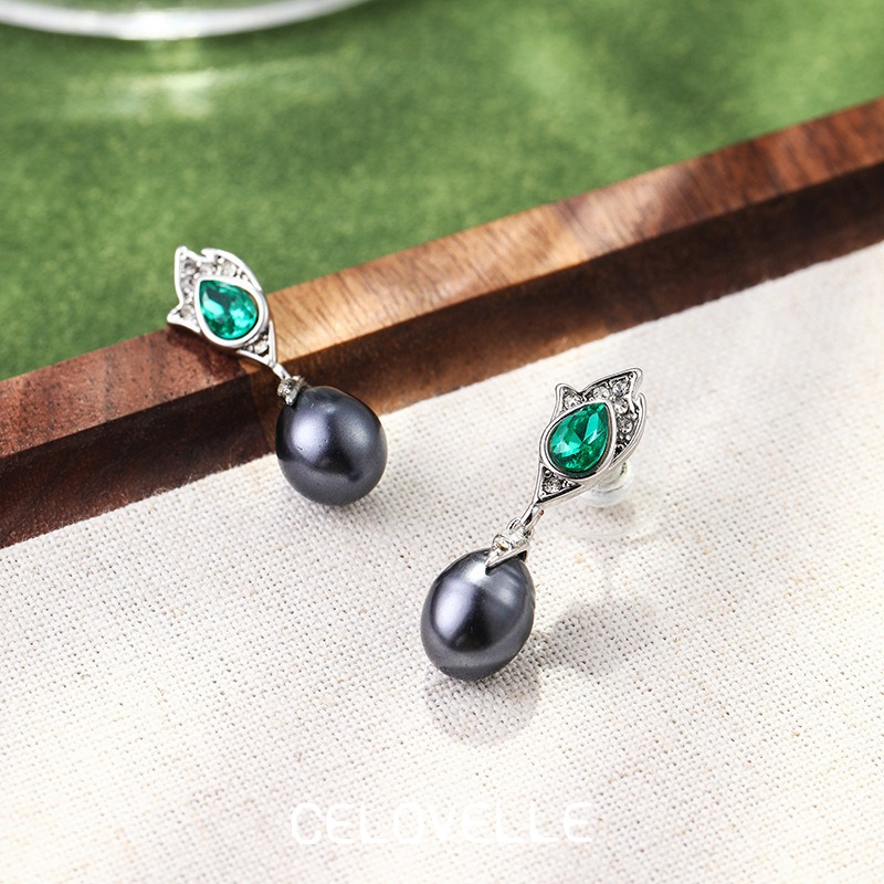 Aurelia Nocturne Pearl Fringe Drop Earrings product image 6