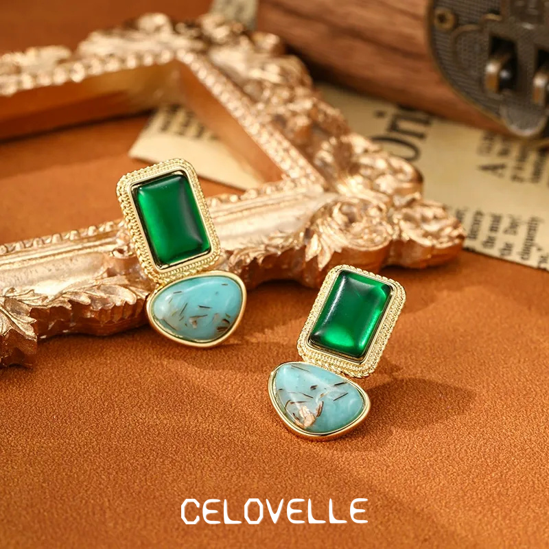 Aurelia Petal Geometric Drop Earrings product image 1