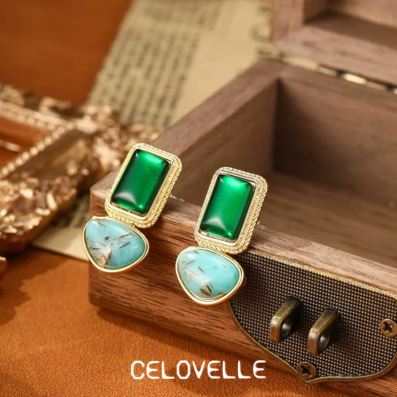 Aurelia Petal Geometric Drop Earrings product image 2