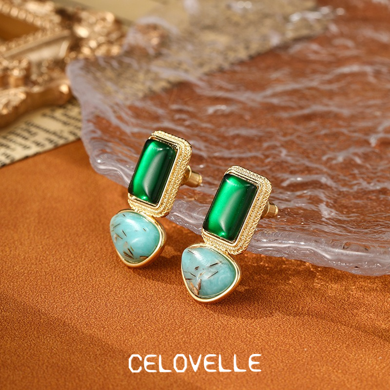 Aurelia Petal Geometric Drop Earrings product image 3