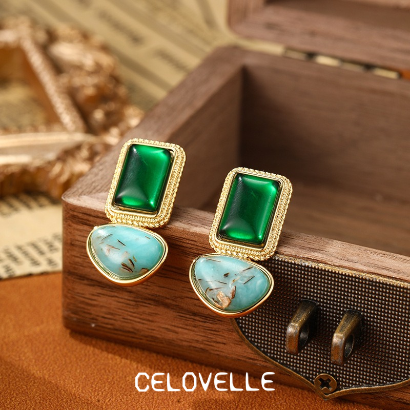 Aurelia Petal Geometric Drop Earrings product image 4