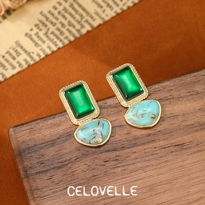 Aurelia Petal Geometric Drop Earrings product image 5