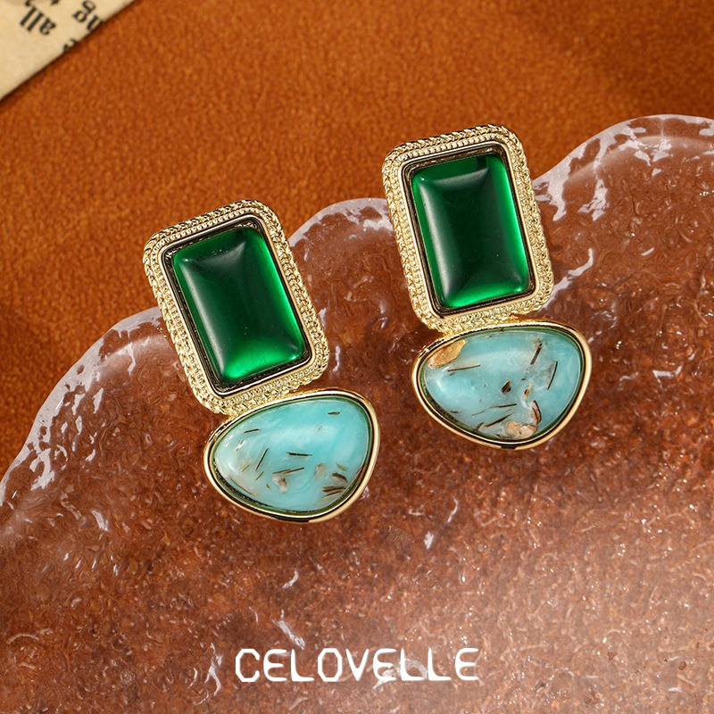 Aurelia Petal Geometric Drop Earrings product image 6