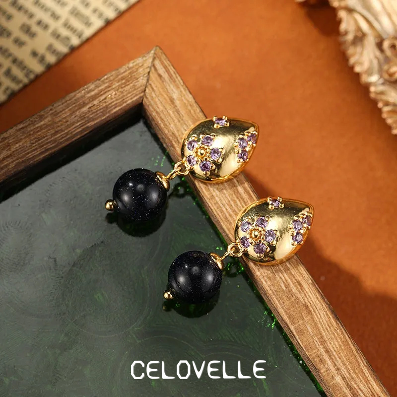 Lucienne Gleam Teardrop Crystal Drop Earrings product image 1