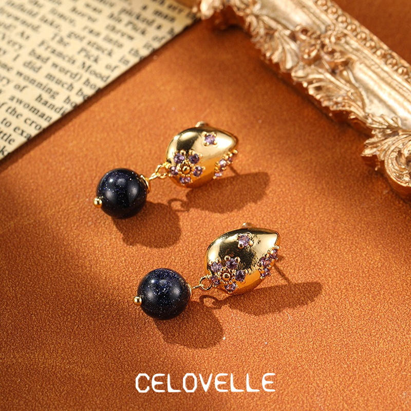 Lucienne Gleam Teardrop Crystal Drop Earrings product image 6