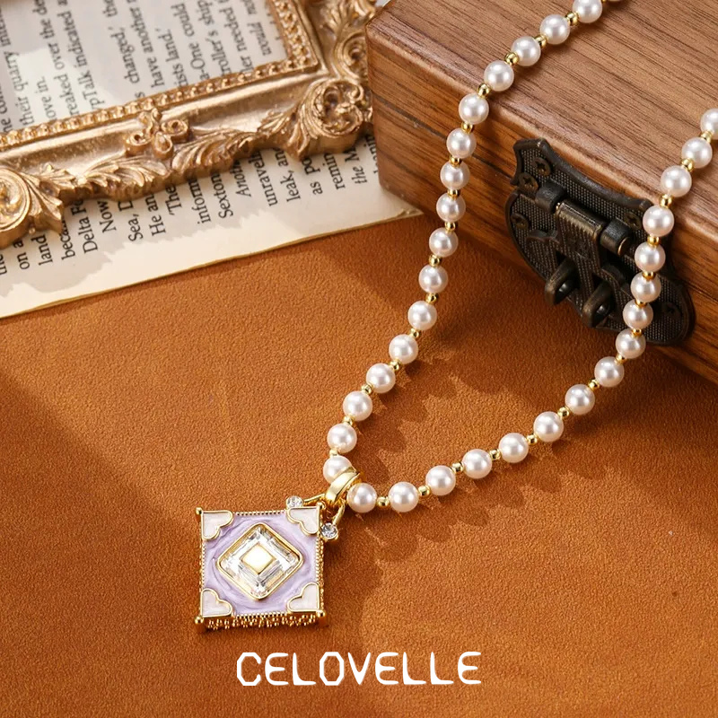 Celeste Lustre Pearl Heart Pendant Necklace product image 1