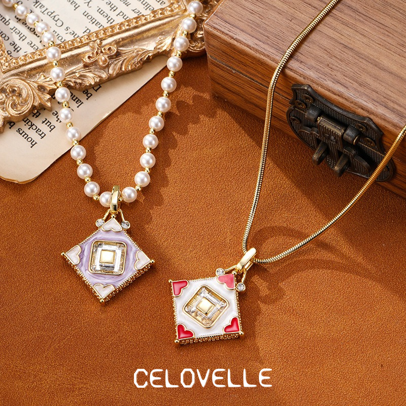 Celeste Lustre Pearl Heart Pendant Necklace product image 5