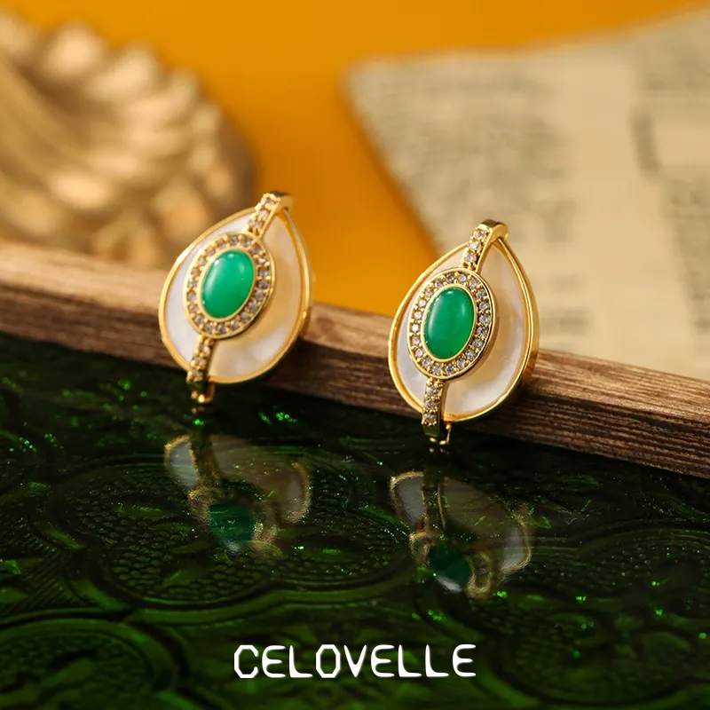 Sabine Lustre Teardrop Geometric Stud Earrings product image 3