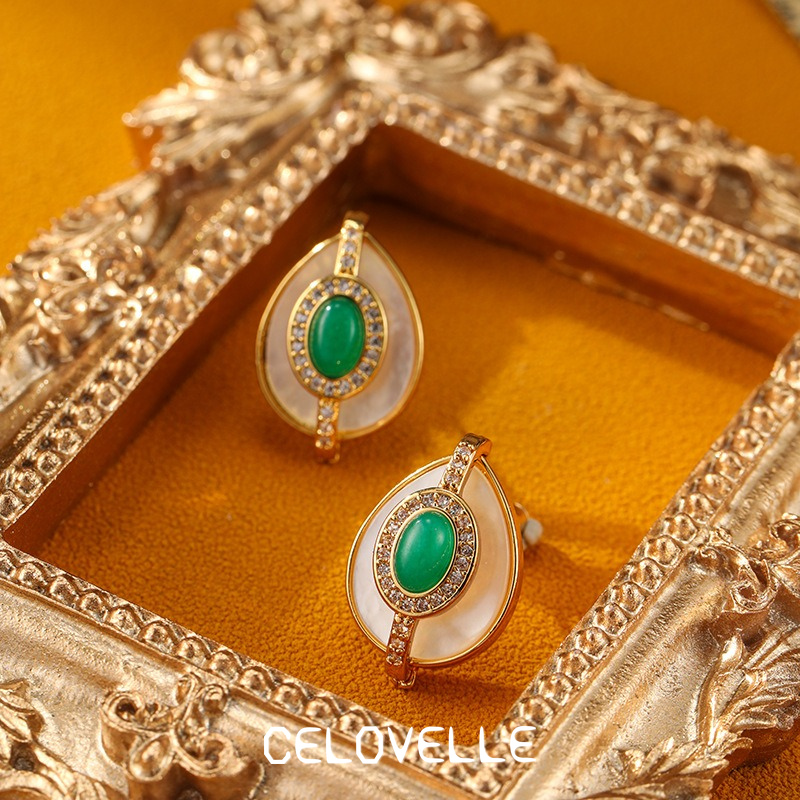 Sabine Lustre Teardrop Geometric Stud Earrings product image 6