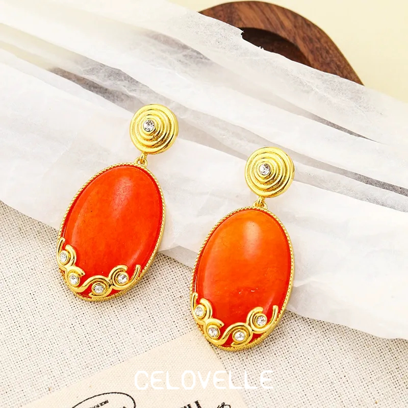 Evadne Gleam Sculptural Drop Earrings product image 1
