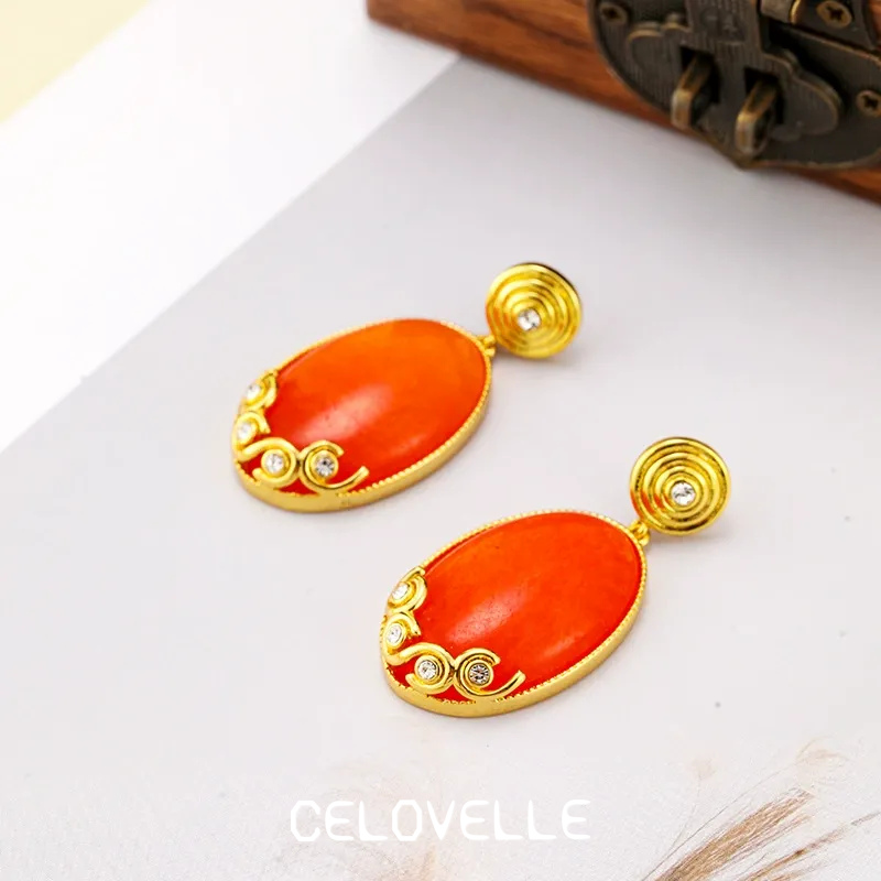 Evadne Gleam Sculptural Drop Earrings product image 3