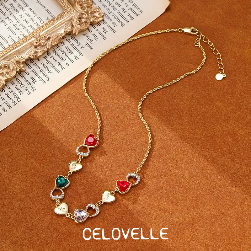 Estelle Bloom Heart Crystal Pendant Necklace product image 1